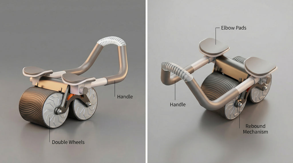 Automatic Rebound Abdominal Wheel
